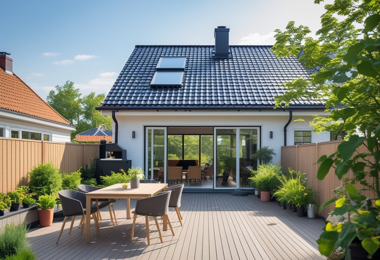 Saadan faar du en flot terrasse og et nyt tag i Varde